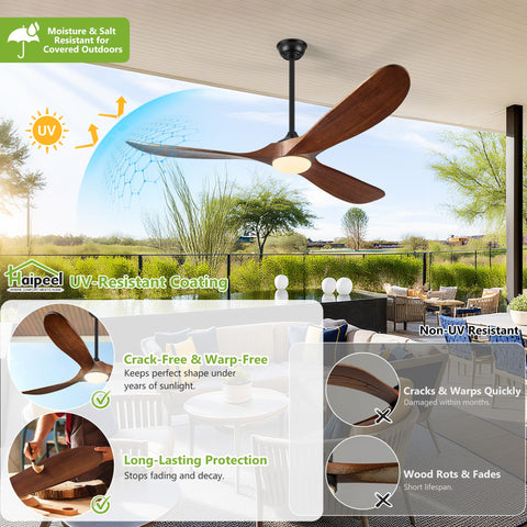 Haipeel dimmable LED light creates ambient outdoor lighting from warm to cool