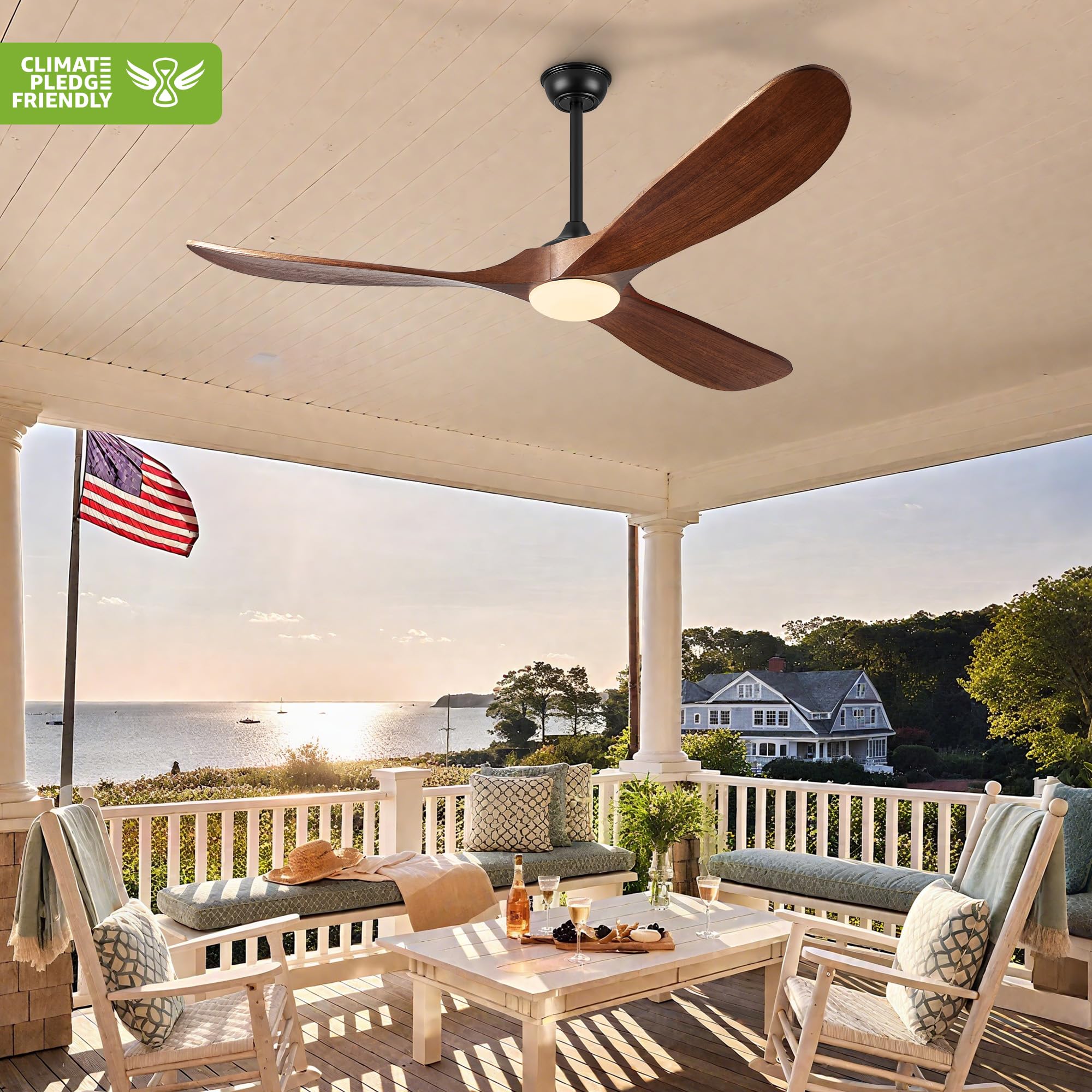 Haipeel quiet motor delivers efficient cooling with minimal noise for patios and bedrooms