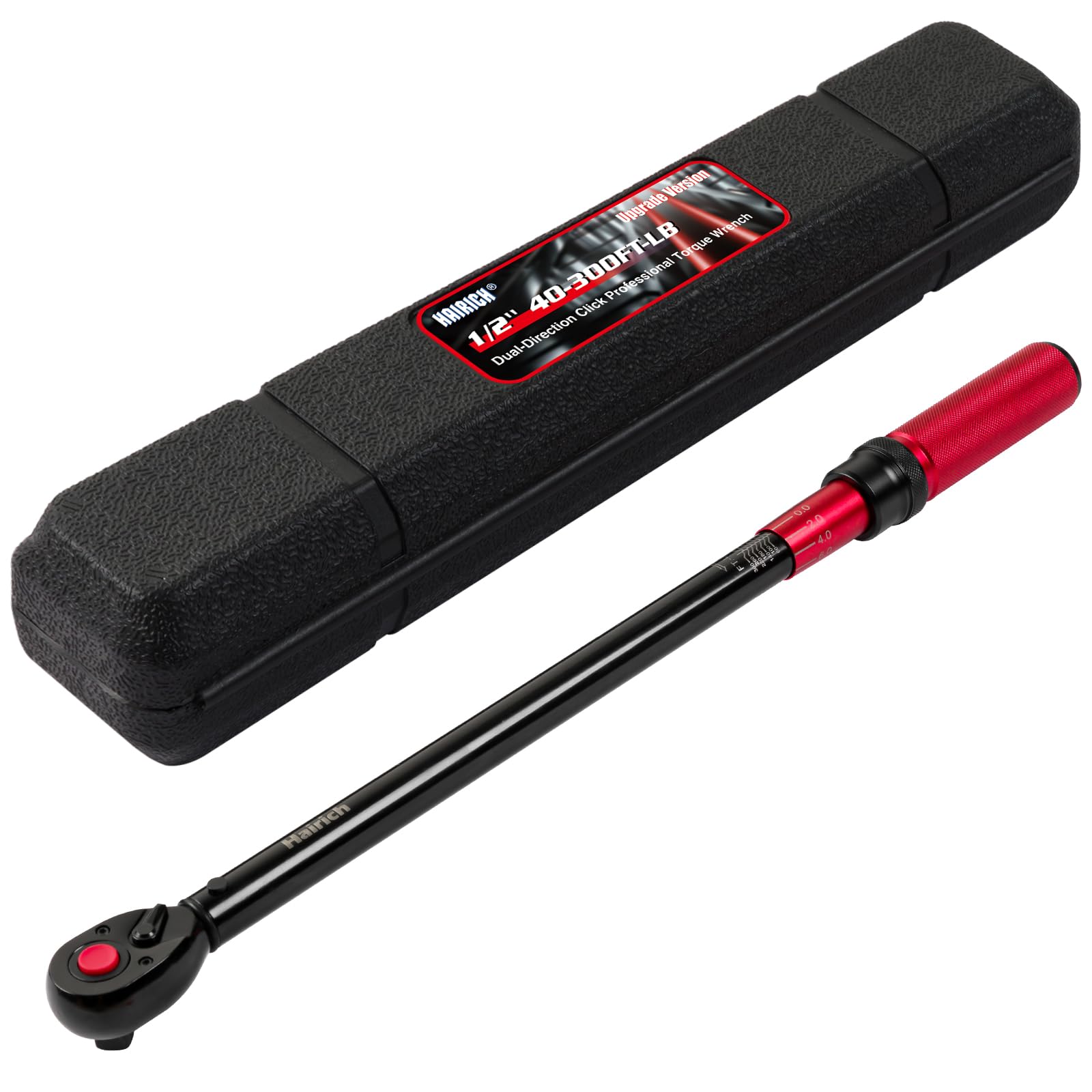 Hairich torque wrench with dual-range scales for precise readouts