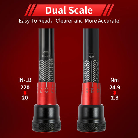 Hairich Torque Wrench Ergonomic aluminum handle for comfortable long use.