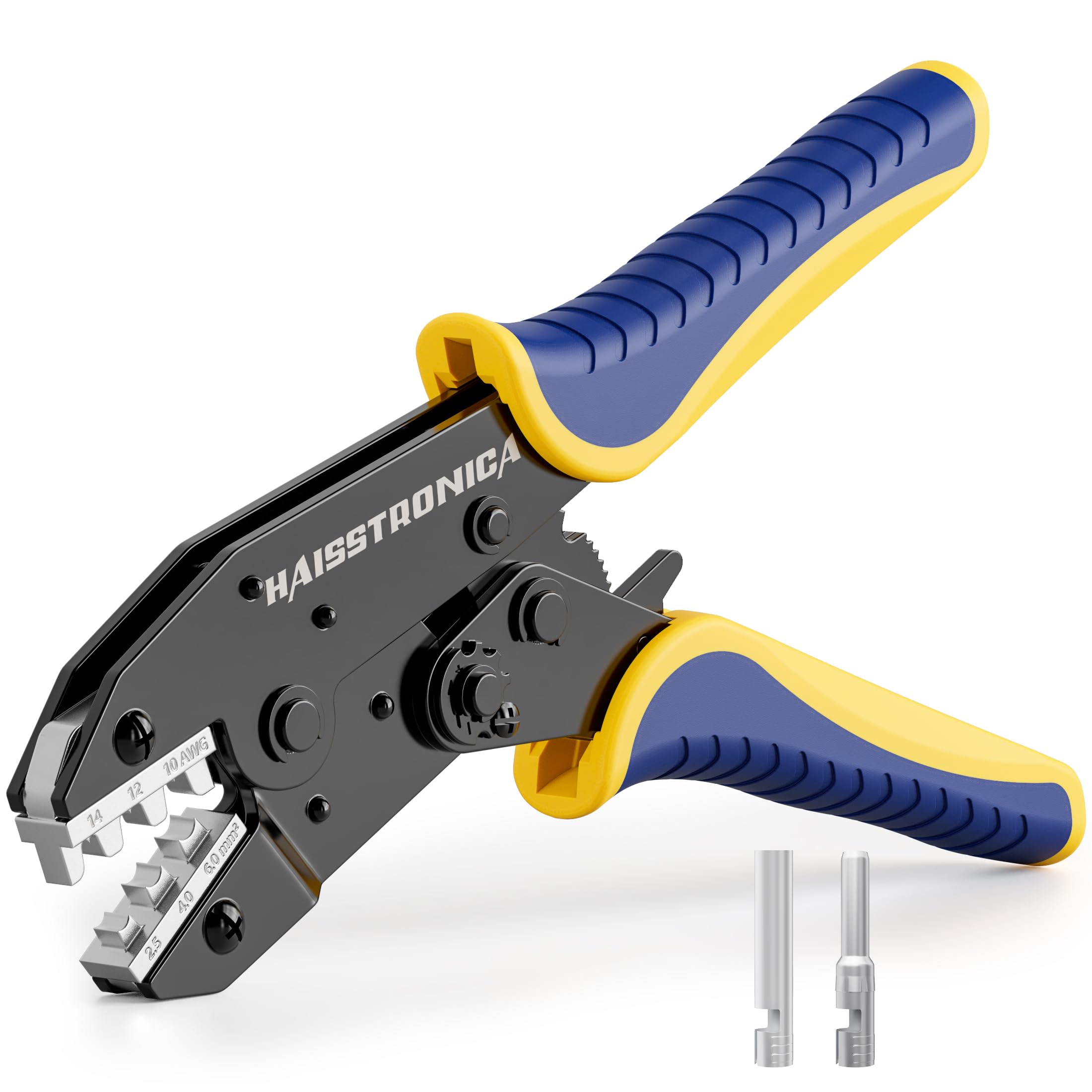 haisstronica crimping tool with AWG14 dies ensures precise solar connector crimps