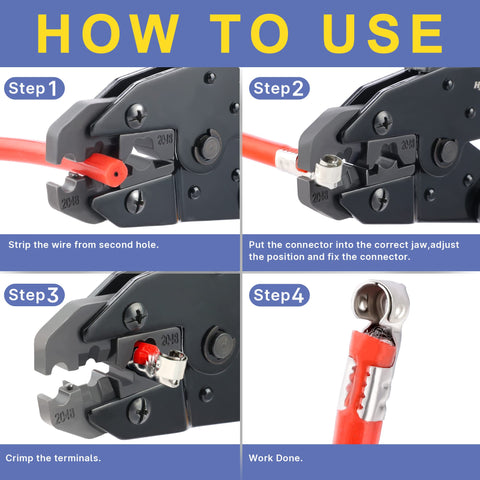Haisstronica ergonomic non-slip handle reduces fatigue during wiring tasks.
