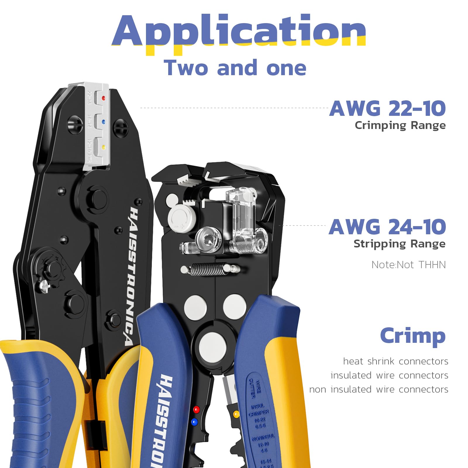haisstronica crimping tool ratcheting mechanism closeup enabling secure, repeatable crimps