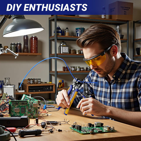 haisstronica kit handles solid, stranded, and multi-core wires across projects.