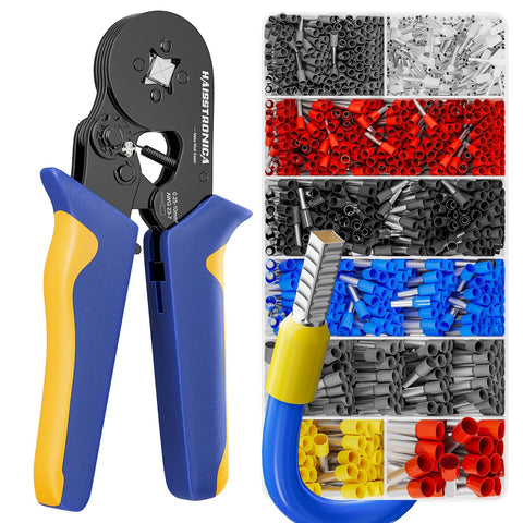 haisstronica ferrule crimping tool kit front view showing reliable crimps