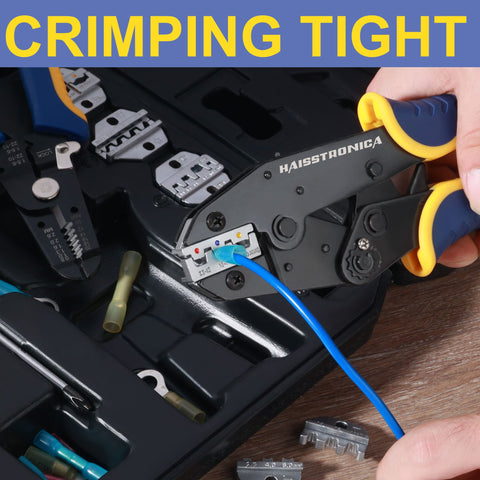 haisstronica heat shrink and terminal dies with insulated and non-insulated options.