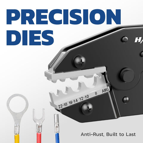 haisstronica HS-7327 adjustable crimp height star wheel for precise compression