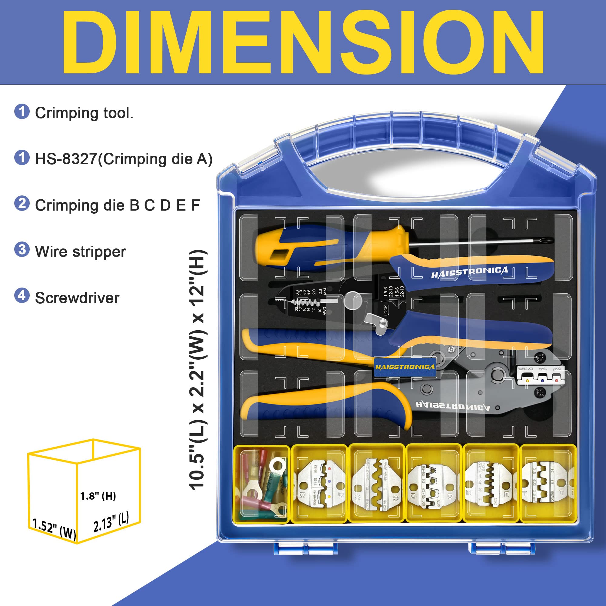 haisstronica precision 40CR jaws close-up emphasizes strong, durable crimps