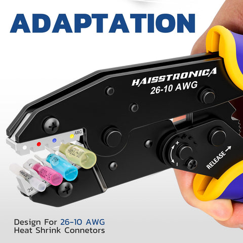 haisstronica precision jaws crimp for reliable wire connector termination