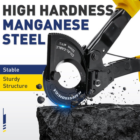 Durable structure of haisstronica ratchet cable cutters resists rust for long-term use.