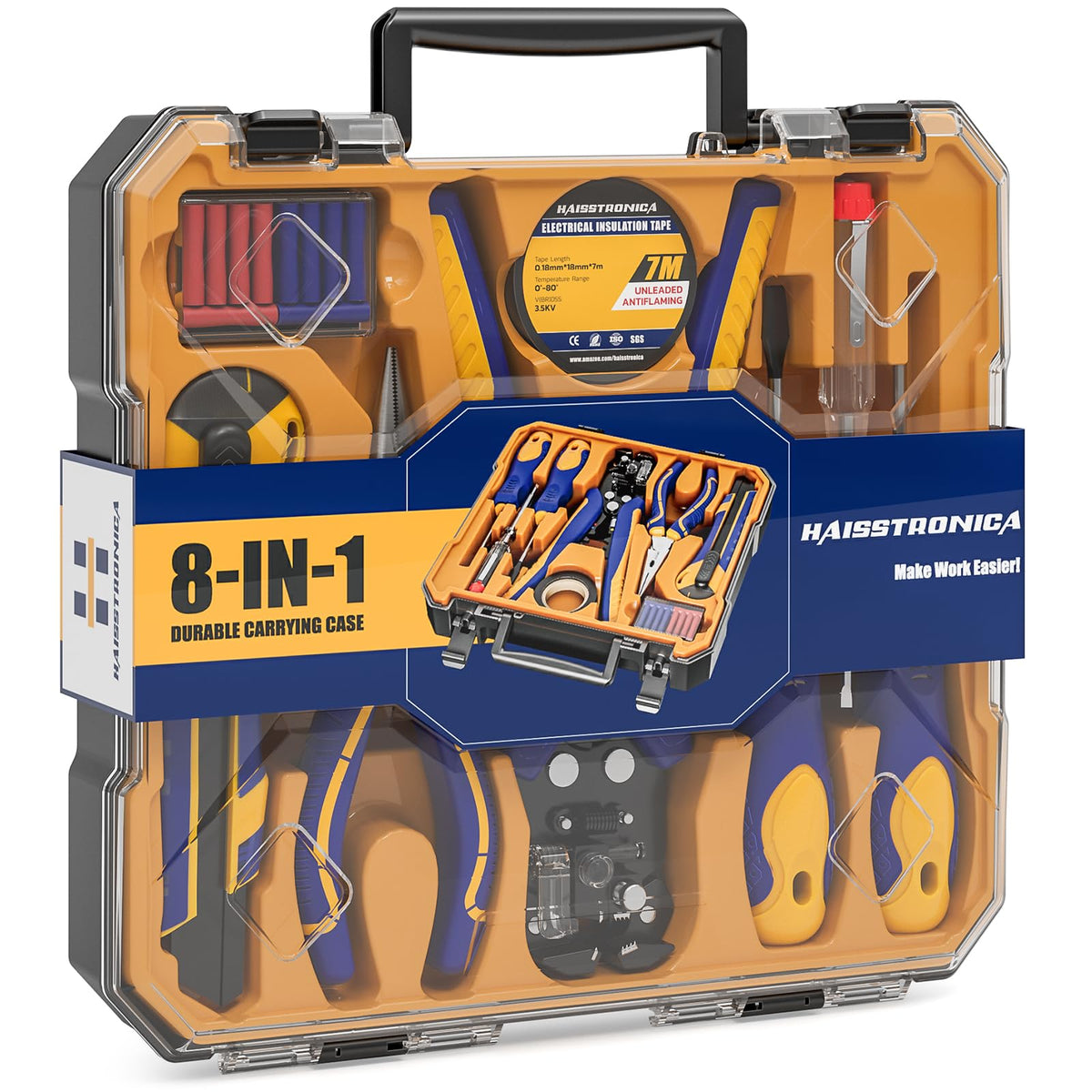 haisstronica self-adjusting wire stripper in use for fast gauge stripping