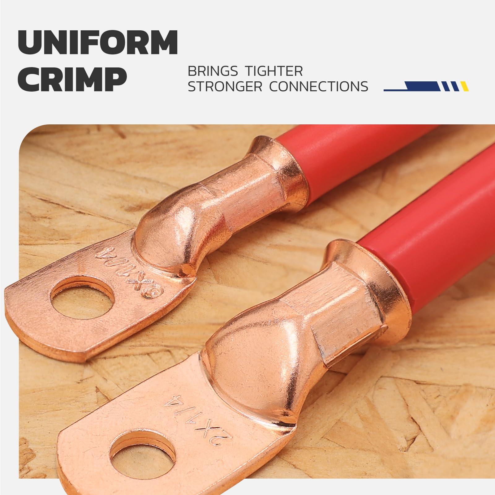 haisstronica tinned copper lugs resist corrosion for durable connections