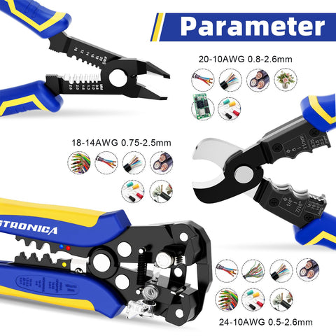 haisstronica wire stripper closeup blades highlights durable edge for long lasting cuts