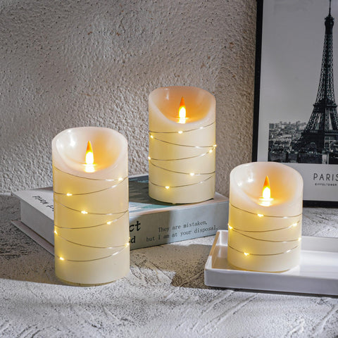 Haitanghua Ivory three-piece set for versatile holiday decor