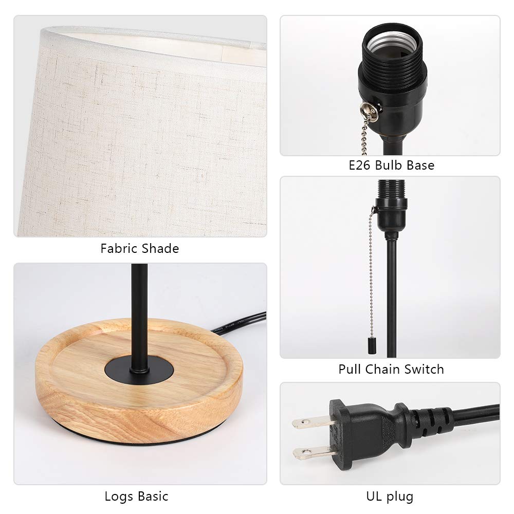 HAITRAL pull-chain switch offers easy access to lighting without leaving the bed.