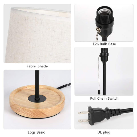 HAITRAL pull-chain switch offers easy access to lighting without leaving the bed.