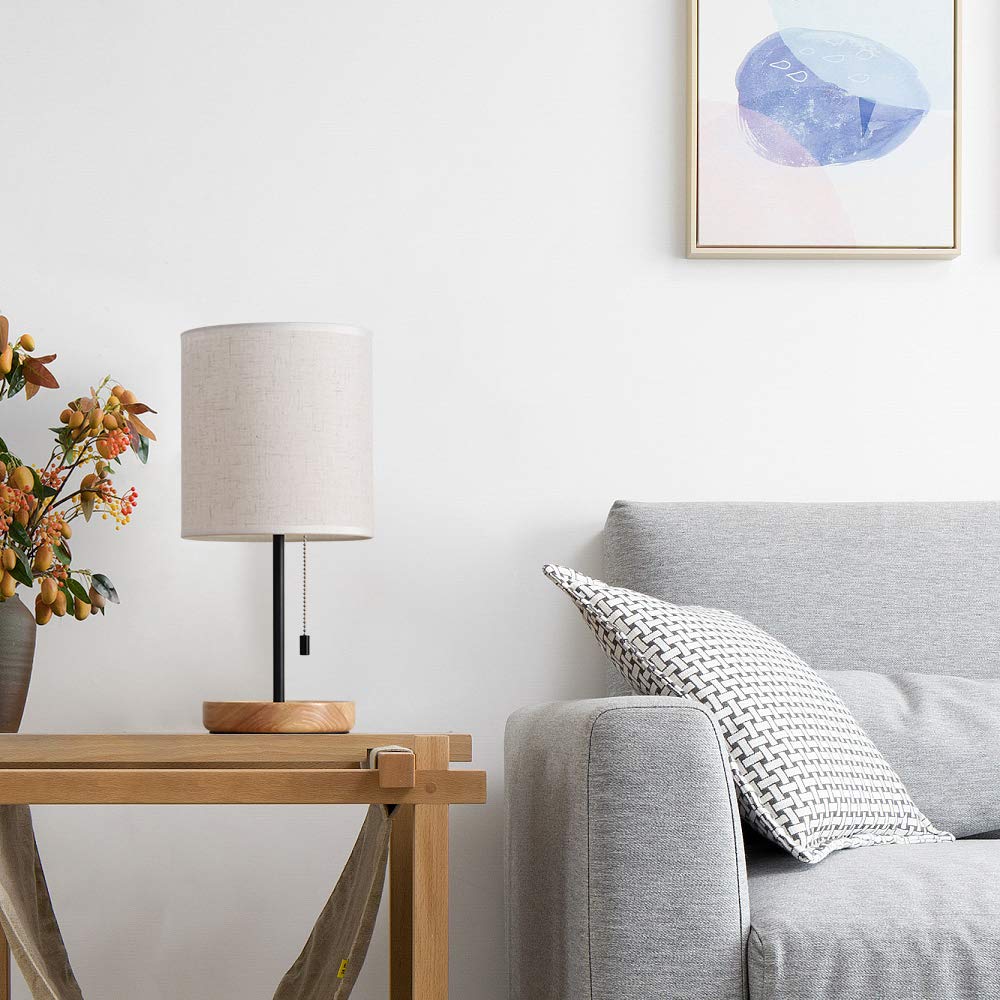 HAITRAL 16-inch height fits compact nightstands and desks with ease.