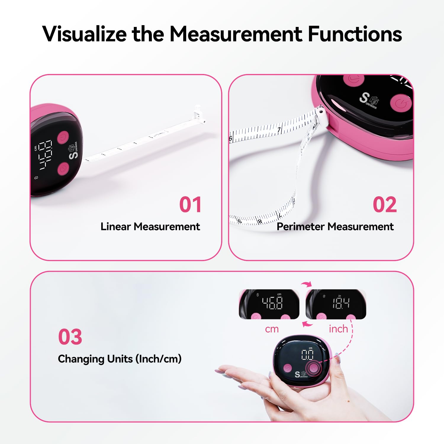 HAIZHIHUI Fitdays measures multiple body parts to build a complete body profile.