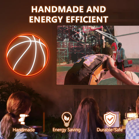 HAJAE basketball neon sign dimming memory recalls last brightness