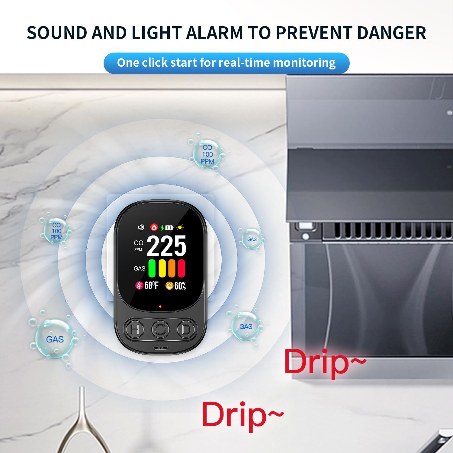 HAKINAKU CO and gas sensors module with UL-rated safety components