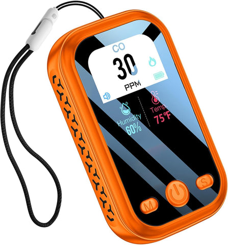 HAKINAKU compact travel CO detector with portable design for on-the-go safety.