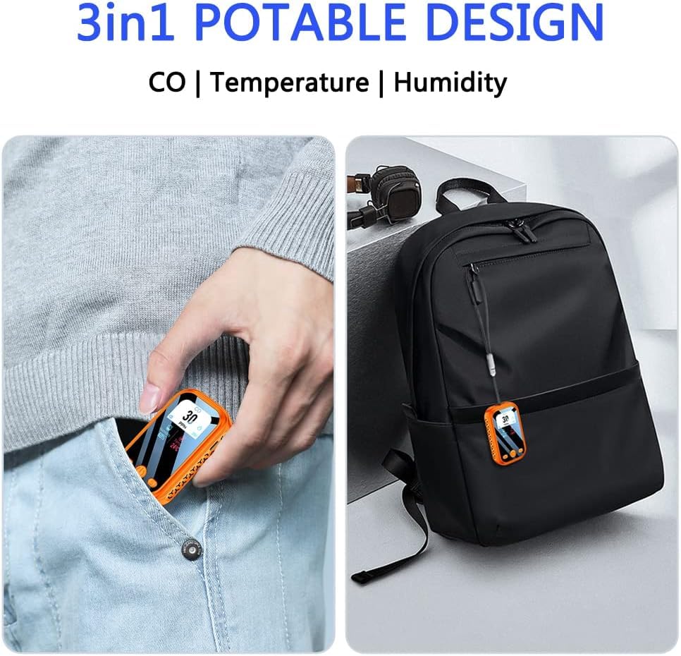 HAKINAKU portable detector suitable for camping, RV, hotel rooms.
