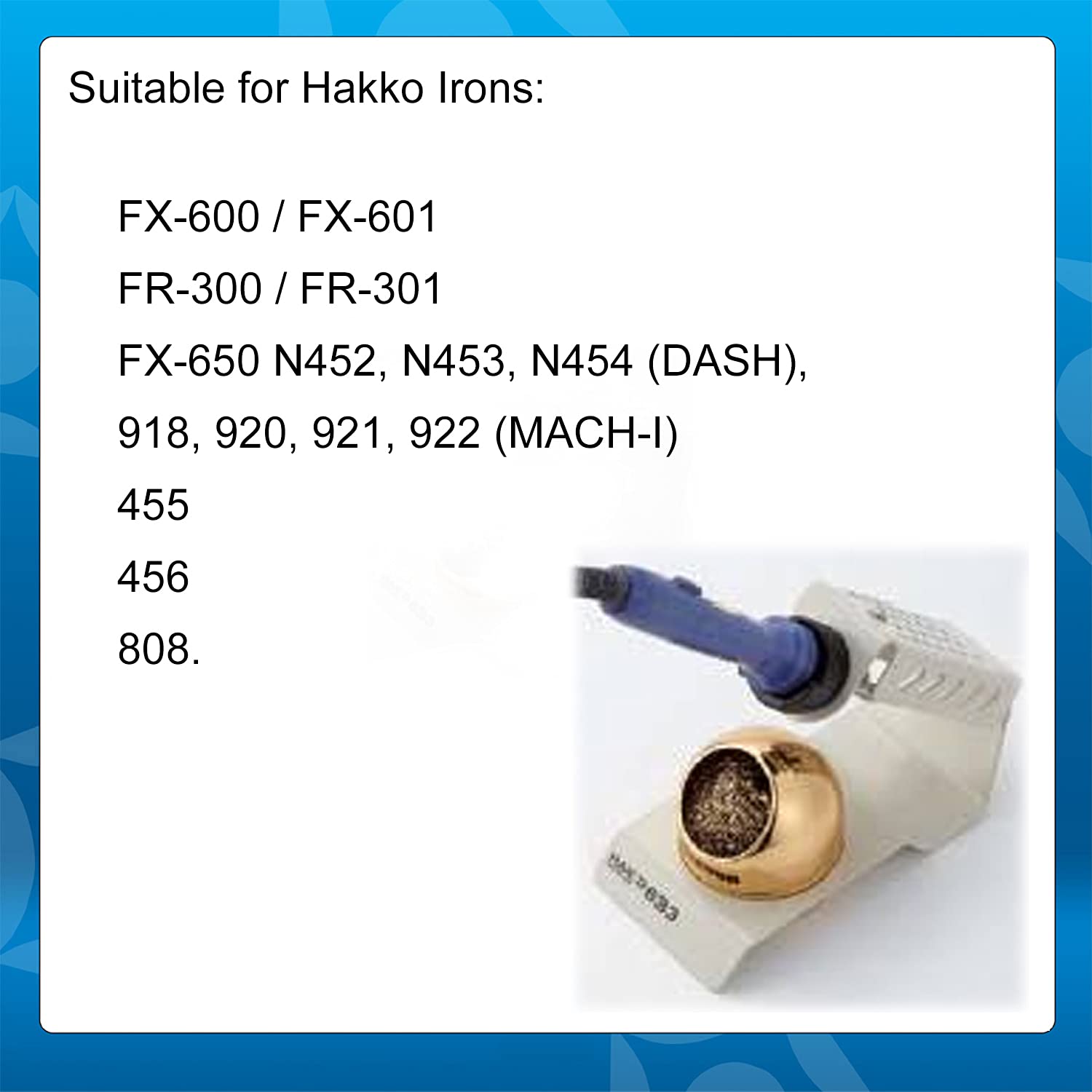 Hakko 633-01 compact design fits small benches and mobile workspaces.