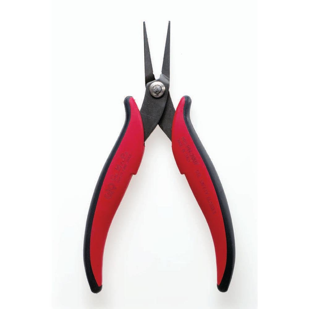 Hakko CHP PN-2007 32mm serrated jaw provides secure handling of small parts.