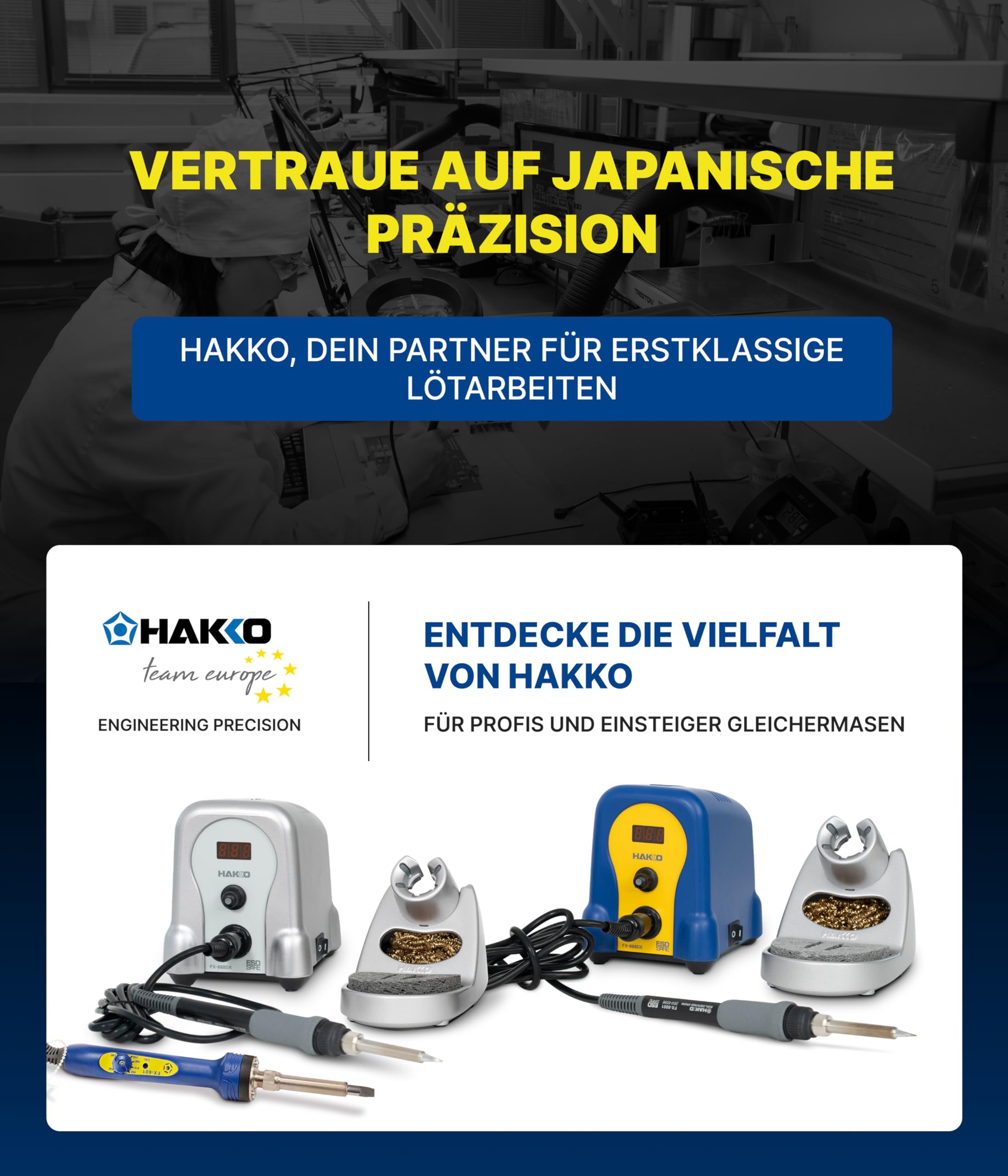 Hakko FX60101 stained glass iron in use for glasswork projects.
