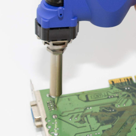 Hakko N61-10 portable desoldering setup for quick field work.