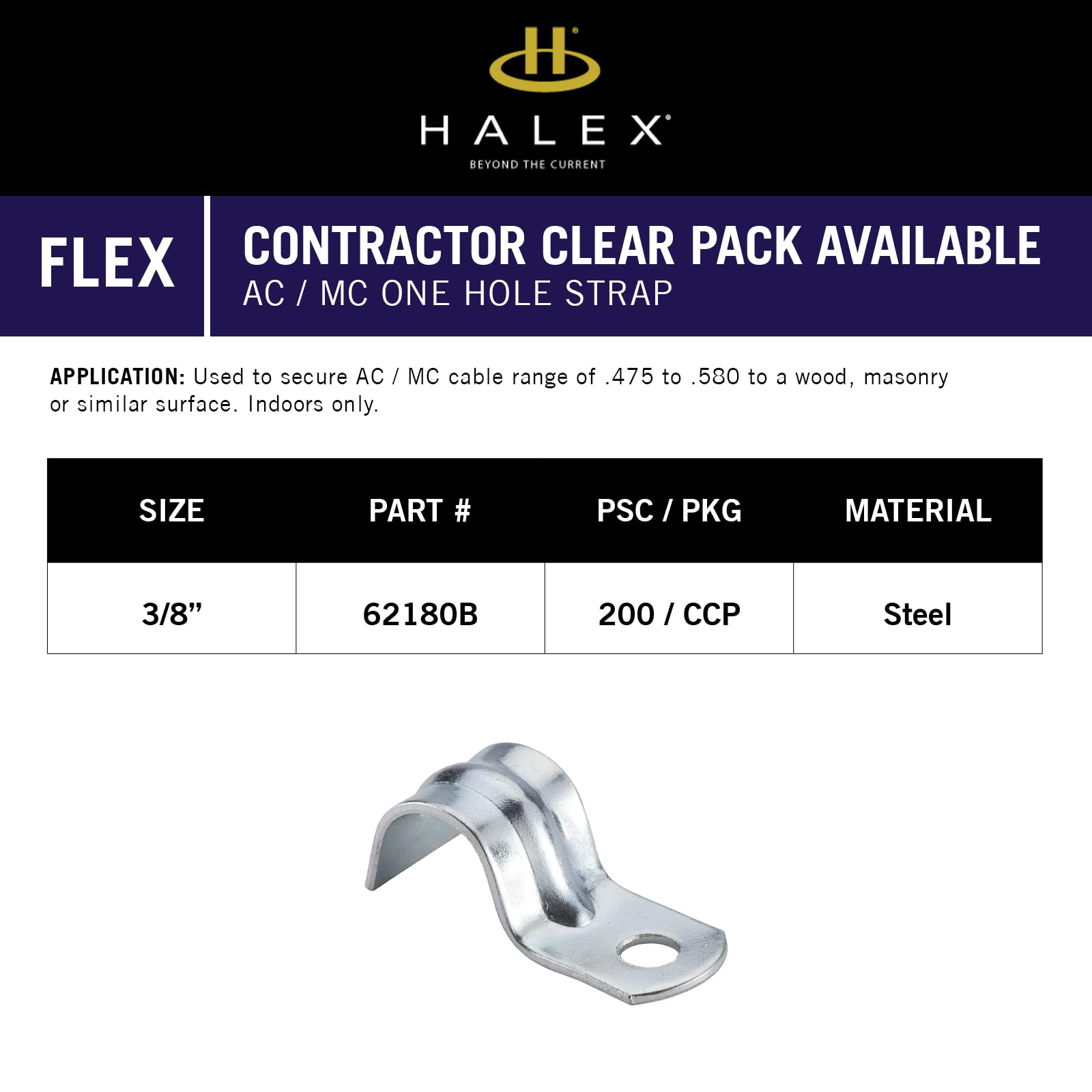 Halex 200-pack packaging ready for job site use