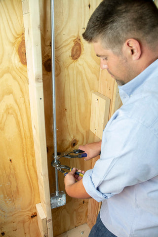 Halex strap demonstrating conduit-size compatibility across options