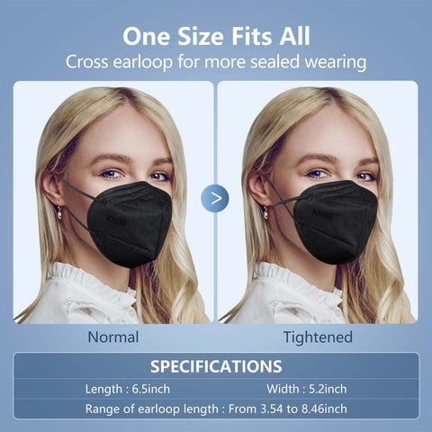 HALIDODO KN95 mask foldable design fits easily in pocket or purse