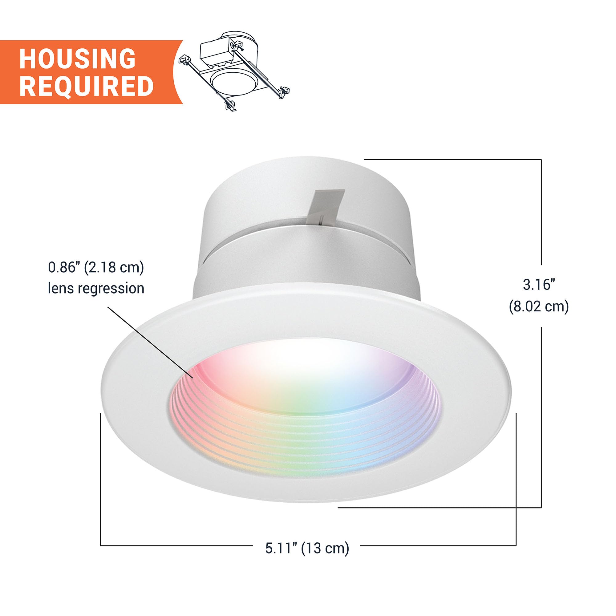 HALO ENERGY STAR and CA Title-20 compliance for efficiency
