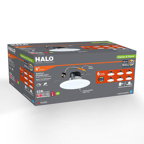 HALO LED recessed trim demonstrating smooth dimming to 10% with dimmers.