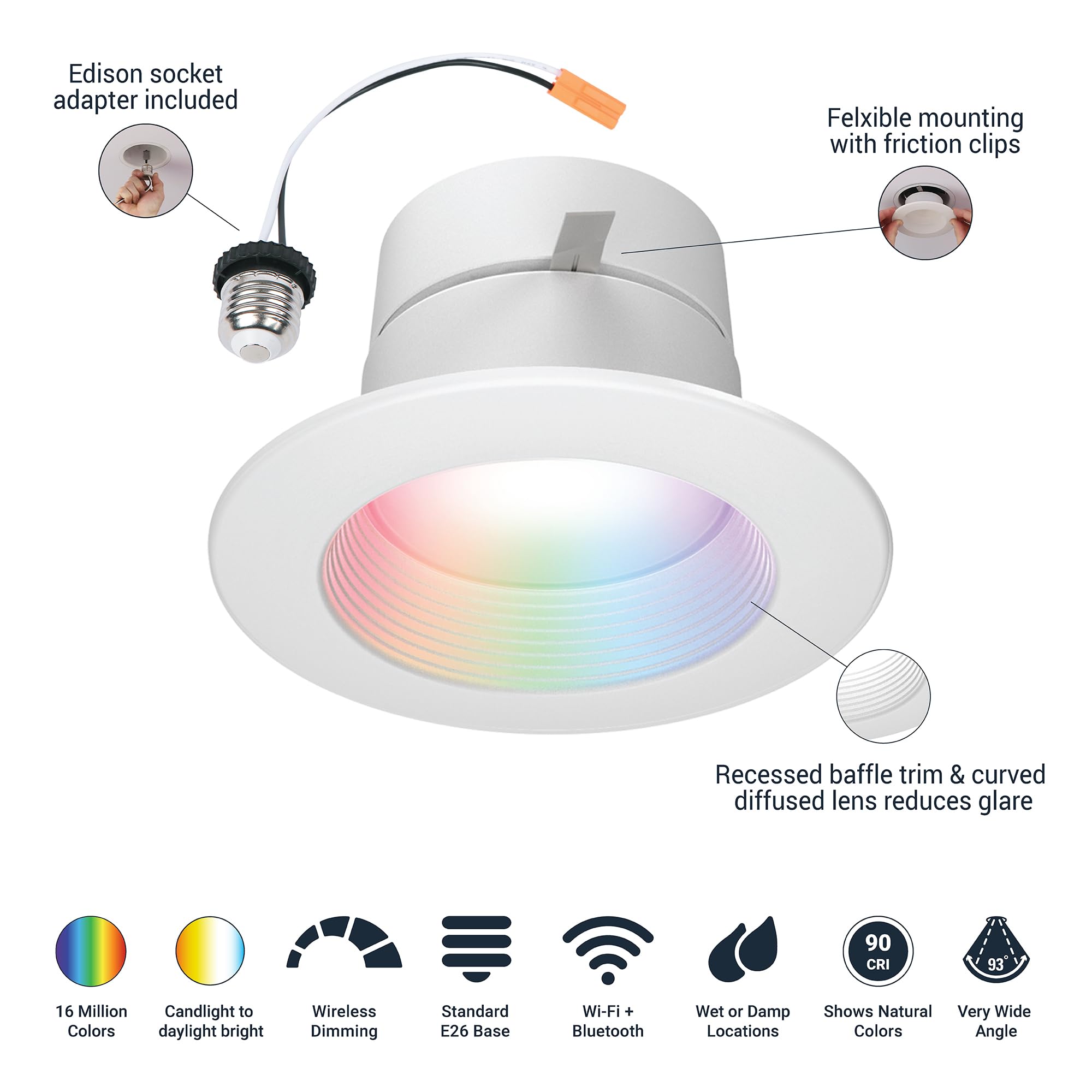 HALO SpaceSense motion detection activates lighting with movement for convenience