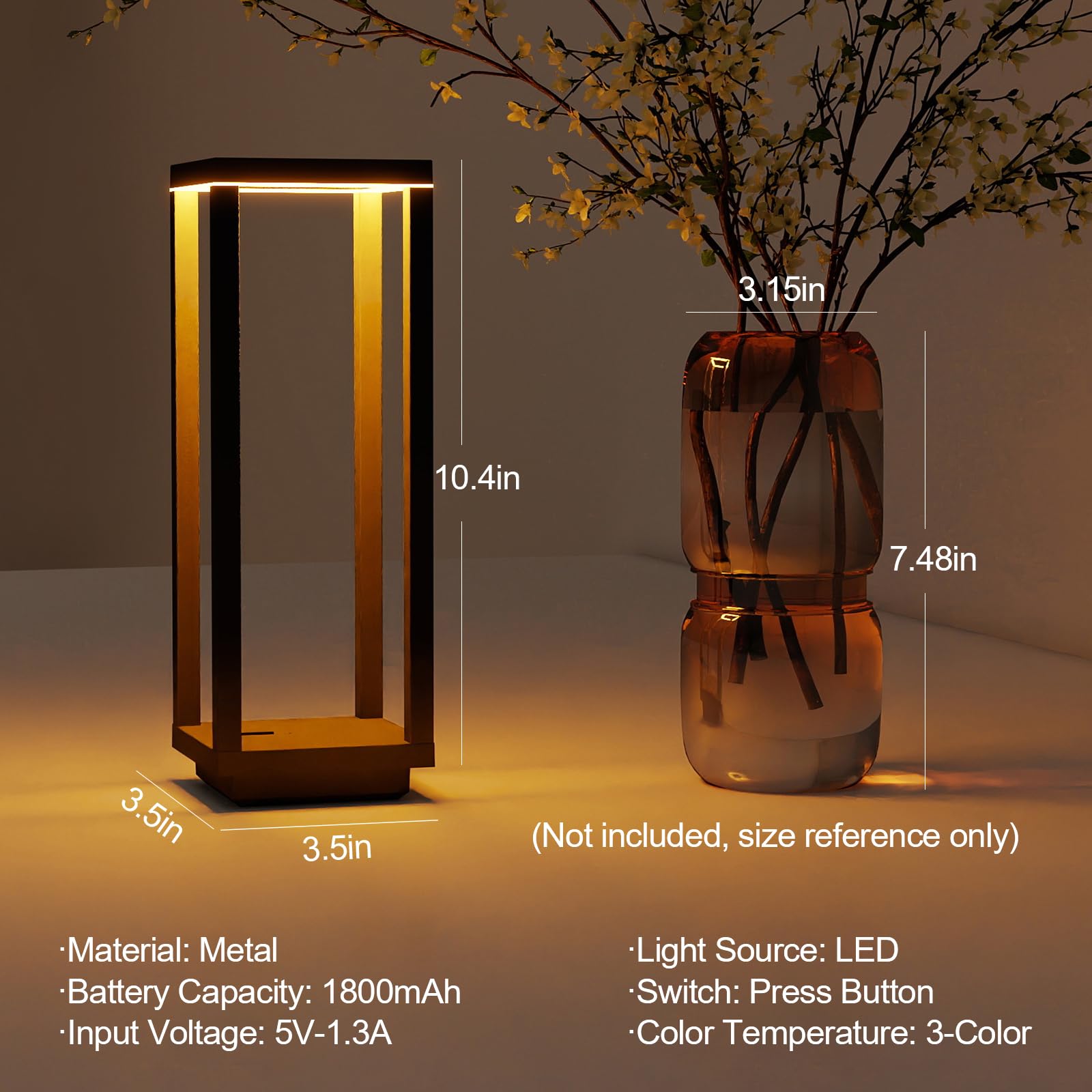 Halostorms IP55 waterproof table lamp for indoor and outdoor use.