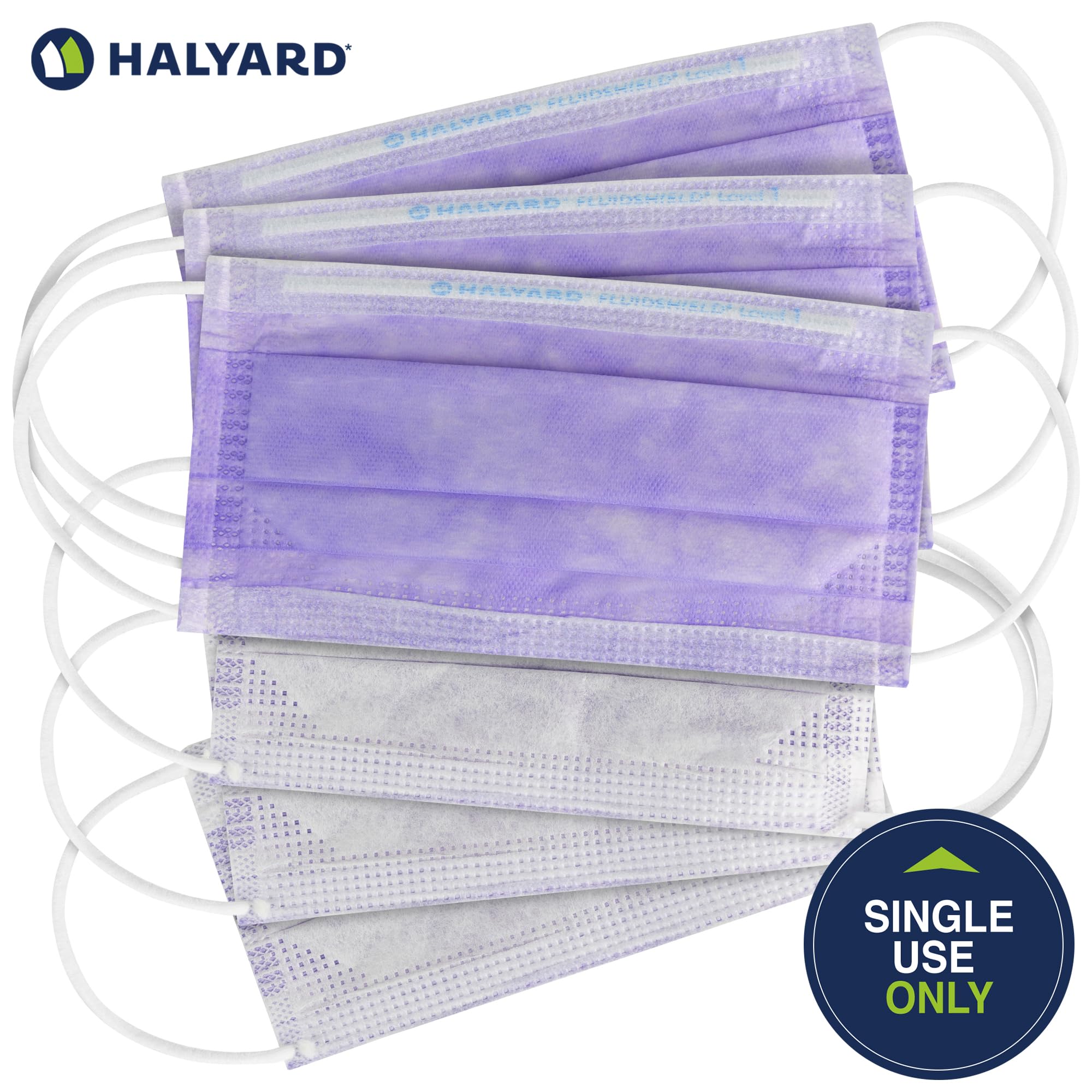 HALYARD Fluidshield 1 breathable materials close-up demonstrating airflow-friendly design.