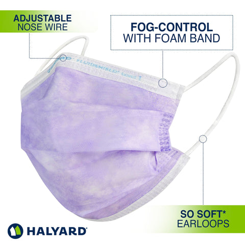 HALYARD Fluidshield 1 inner so-soft fabric close-up illustrating gentle skin contact.