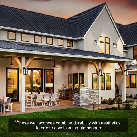 hameso outdoor wall fixture front porch elevates curb appeal