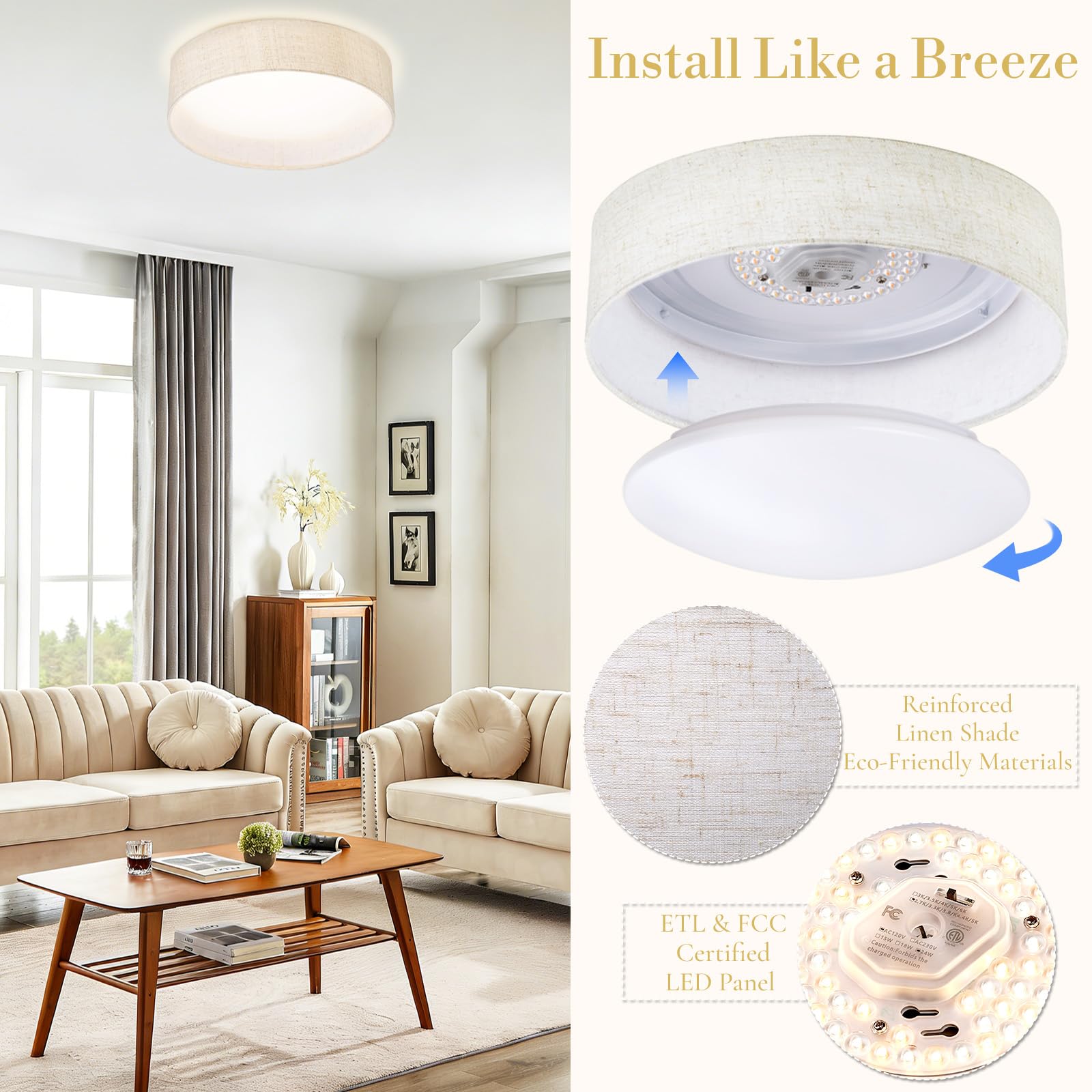 Hamilyeah 1-year warranty and support for ceiling lights