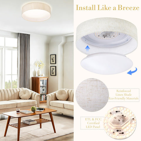 Hamilyeah 1-year warranty and support for ceiling lights