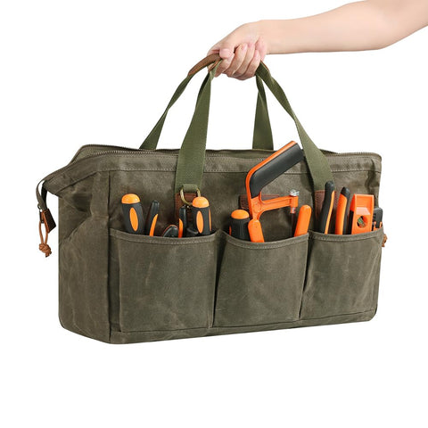 Hamks padded bottom shields tools from impact on hard surfaces.