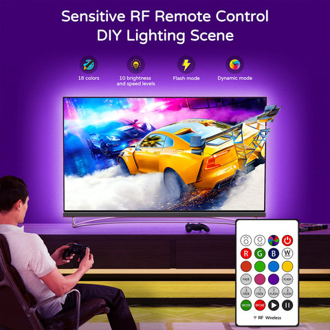 HAMLITE 17-color RGB LEDs offer vibrant hues for mood setting