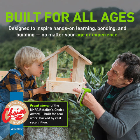 Hammer Fist ergonomic grip enhances comfort during use.