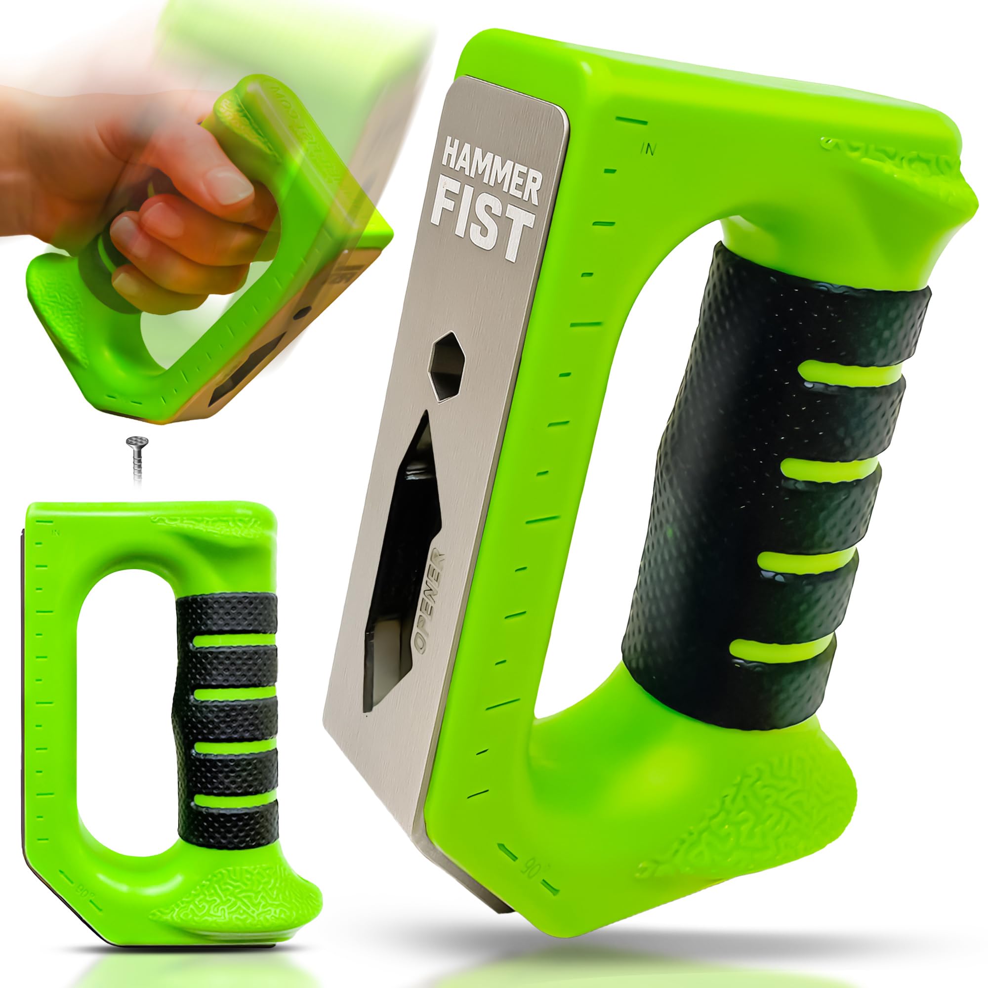 Hammer Fist adaptive multi-tool front view, compact and ready for DIY tasks.