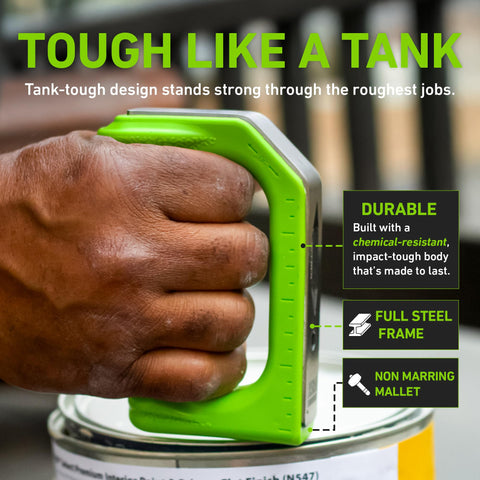 Hammer Fist lightweight design reduces fatigue on projects.
