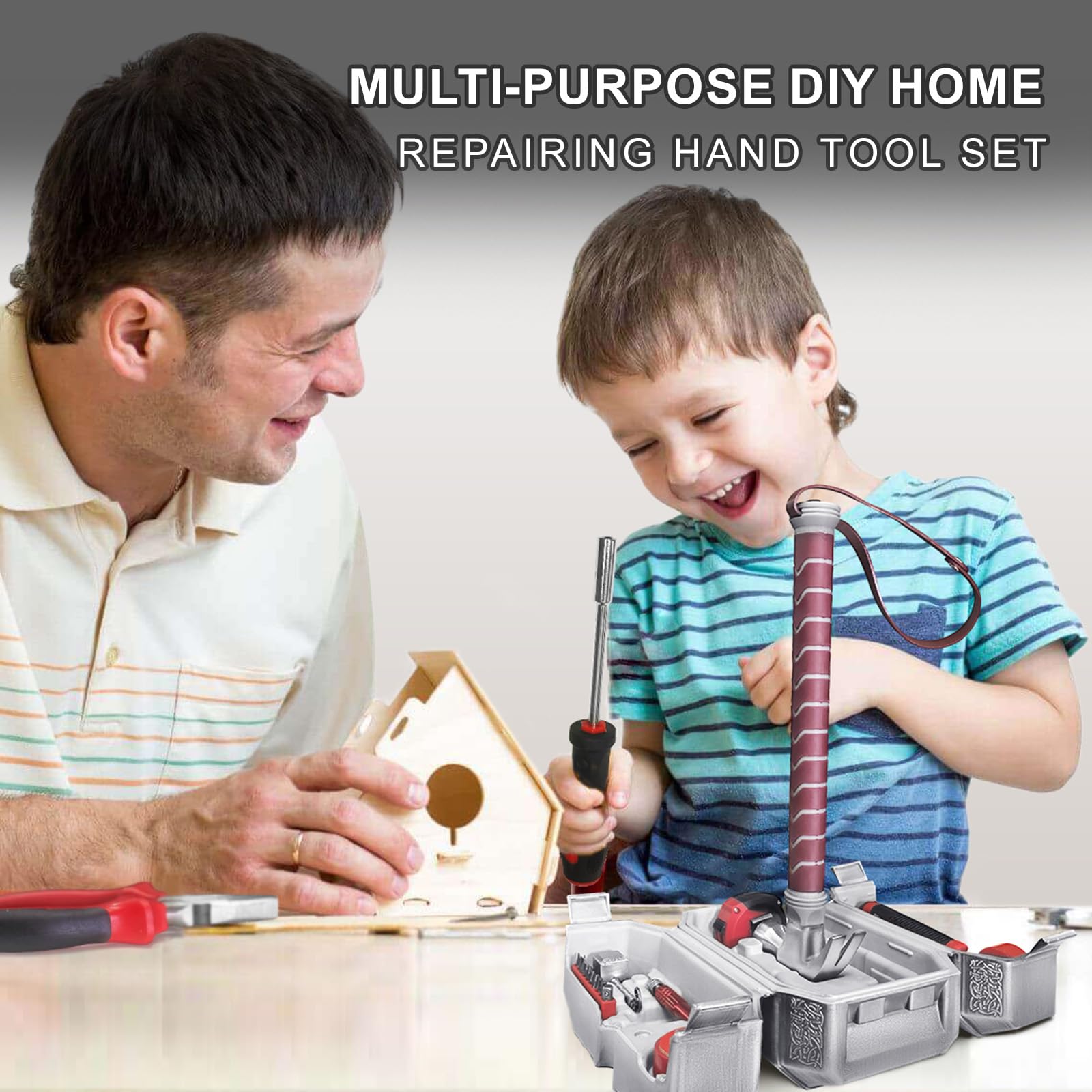 Hammer Tool Box gift-ready packaging ideal for holidays and gifting.