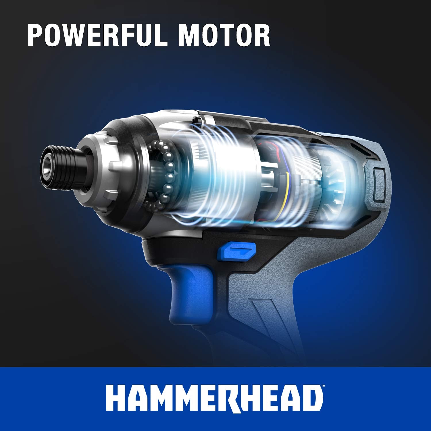 Hammerhead 20V charger image illustrating quick recharge
