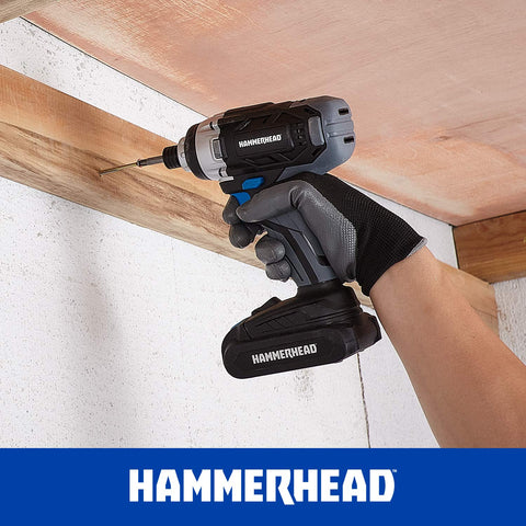 Hammerhead 20V drill driver with LED light improving visibility